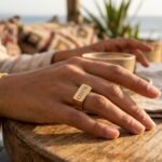 Engraved Signet Ring - Celyta 18k Gold Plated Jewelry