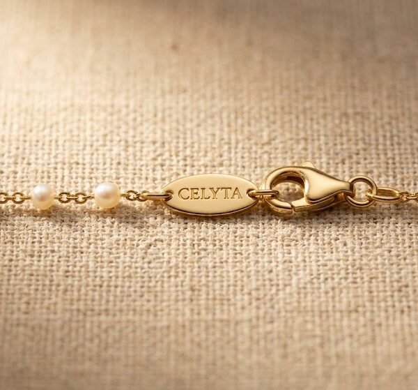Fine Pearl Anklet - Celyta 18k Gold Plated Jewelry