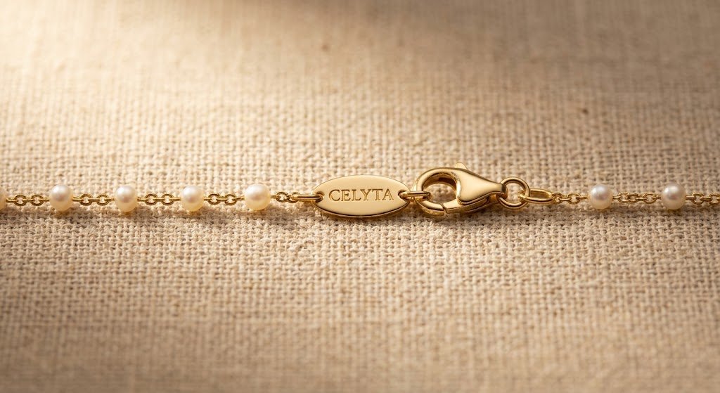 Fine Pearl Anklet - Celyta 18k Gold Plated Jewelry