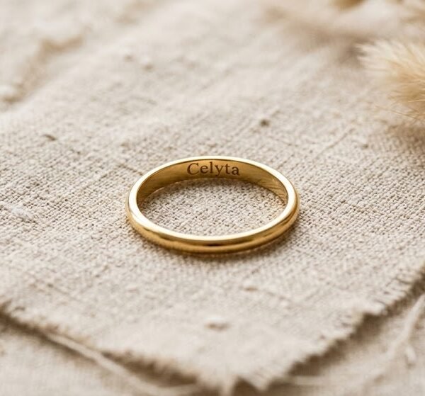 Minimalist Gold Ring - Celyta 18k Gold Plated Jewelry