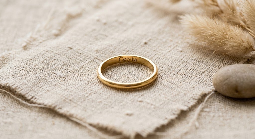 Minimalist Gold Ring - Celyta 18k Gold Plated Jewelry