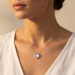 Oval Moonstone Pendant Necklace - Celyta 18k Gold Plated Jewelry