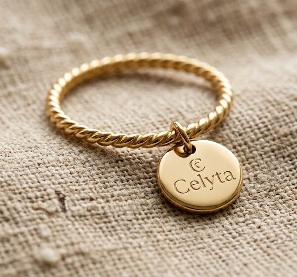Twisted Stacking Ring - Celyta 18k Gold Plated Jewelry