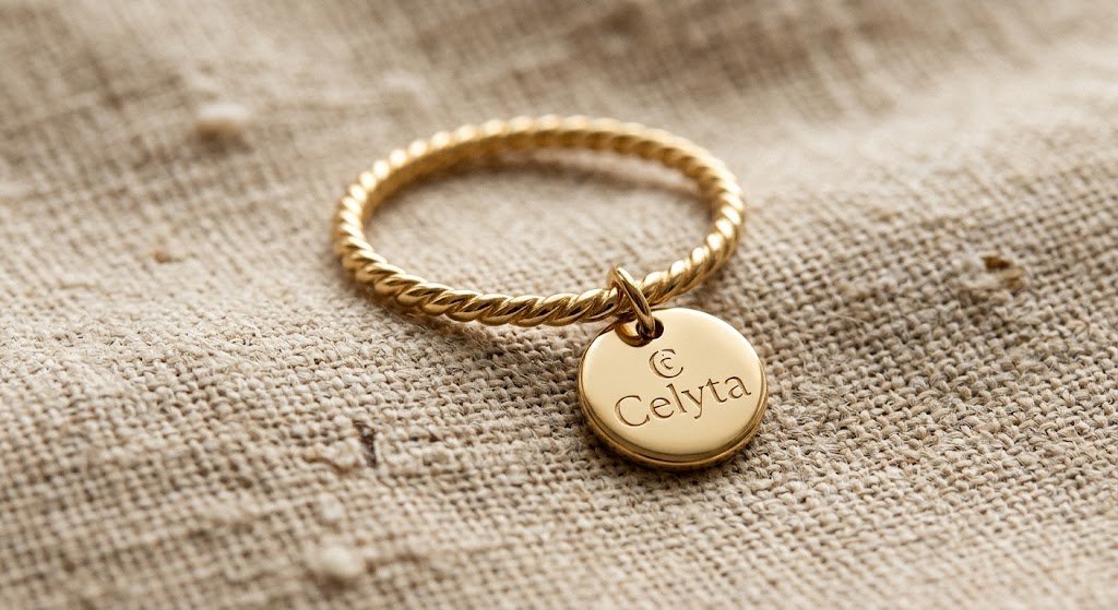 Twisted Stacking Ring - Celyta 18k Gold Plated Jewelry