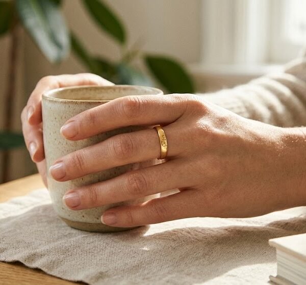 Minimalist Gold Ring - Celyta 18k Gold Plated Jewelry