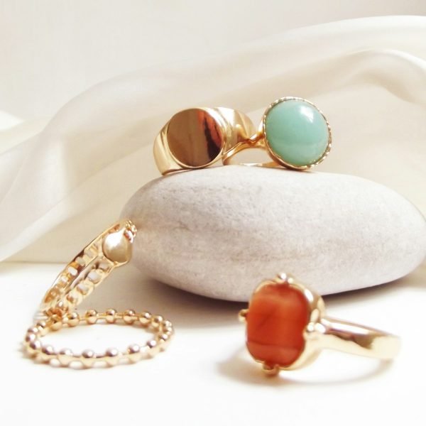 Bague Anneau Texturé