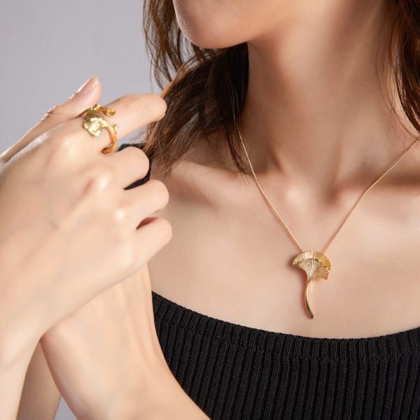 Boucles d'Oreilles Chaîne Dorée