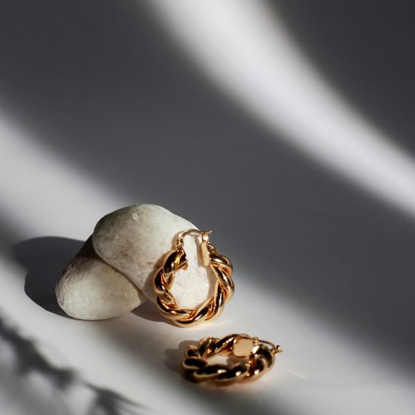 Boucles d'Oreilles Créoles Dorées