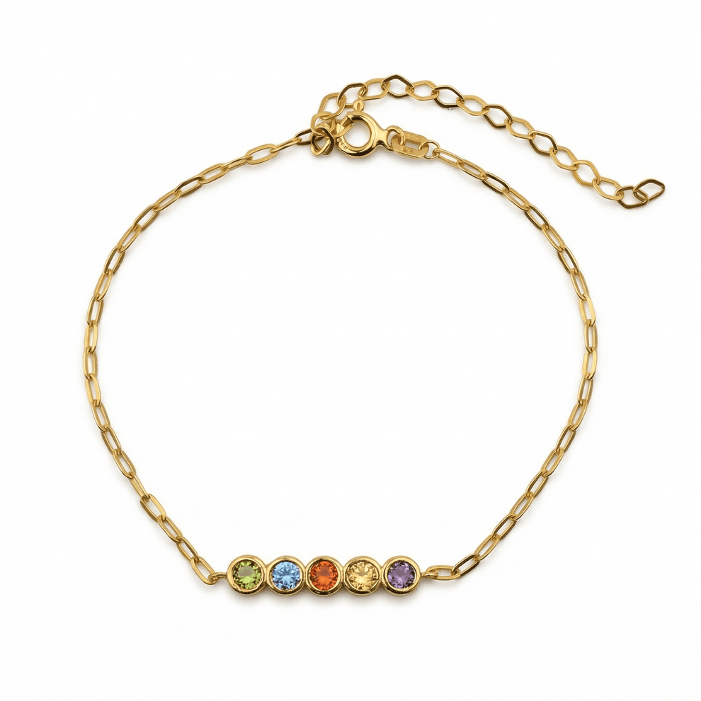 Birthstone Bracelet – 18K Gold Vermeil
