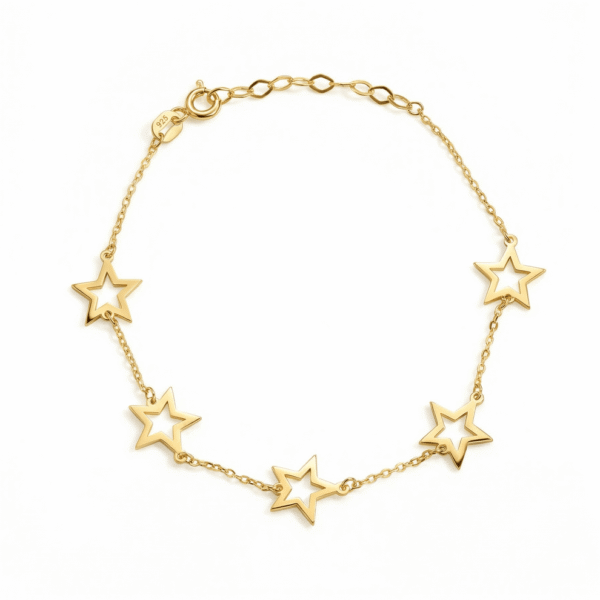 Star Bracelet – 18K Gold Vermeil