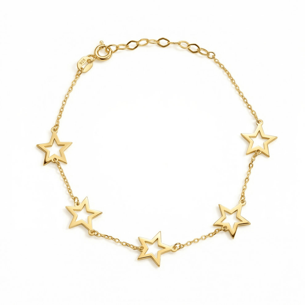 Star Bracelet – 18K Gold Vermeil