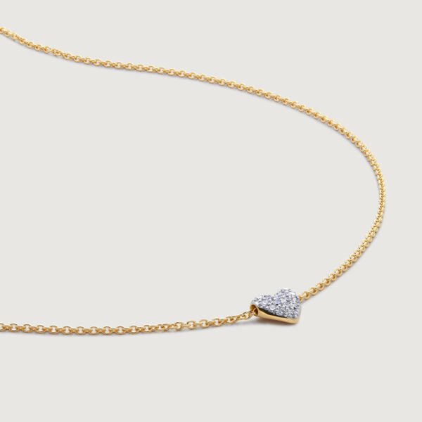 Heart Diamond Chain Necklace