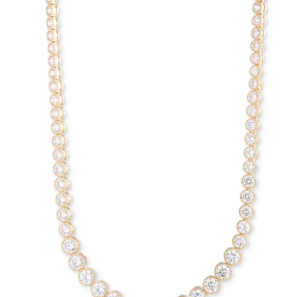 Cubic Zirconia Tennis Collar Necklace