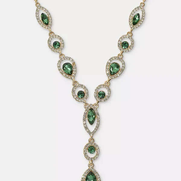 Crystal 16" Lariat Necklace