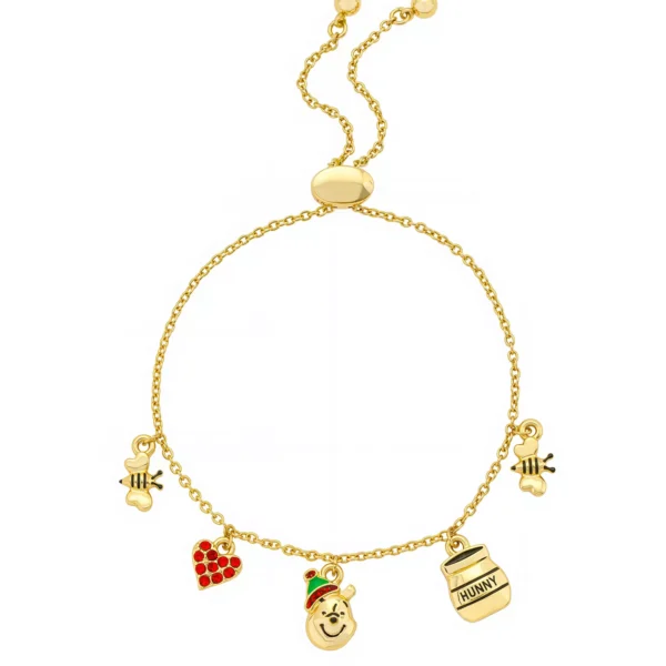 Cubic Zirconia and Crystal Adjustable Bolo Bracelet