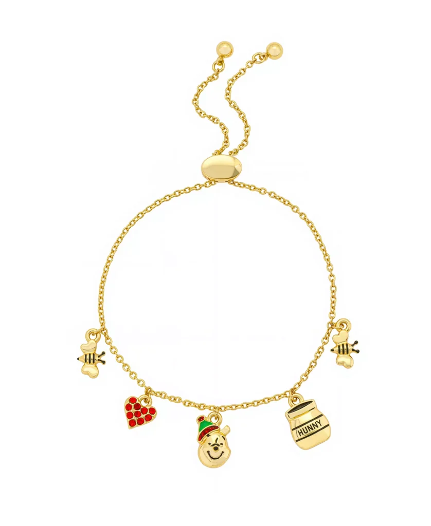 Cubic Zirconia and Crystal Adjustable Bolo Bracelet