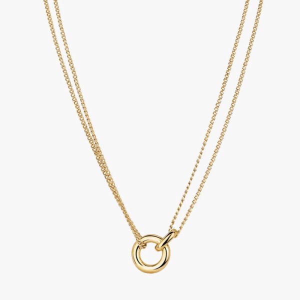 Linked Layered Necklace – 18K Gold Vermeil