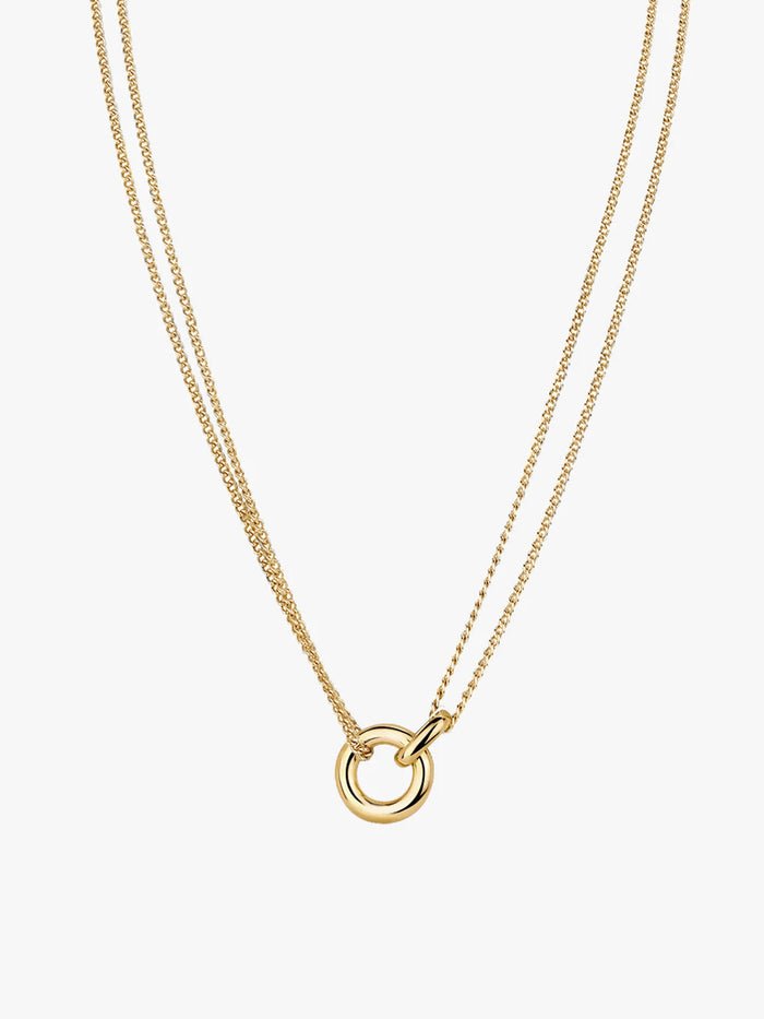 Linked Layered Necklace – 18K Gold Vermeil