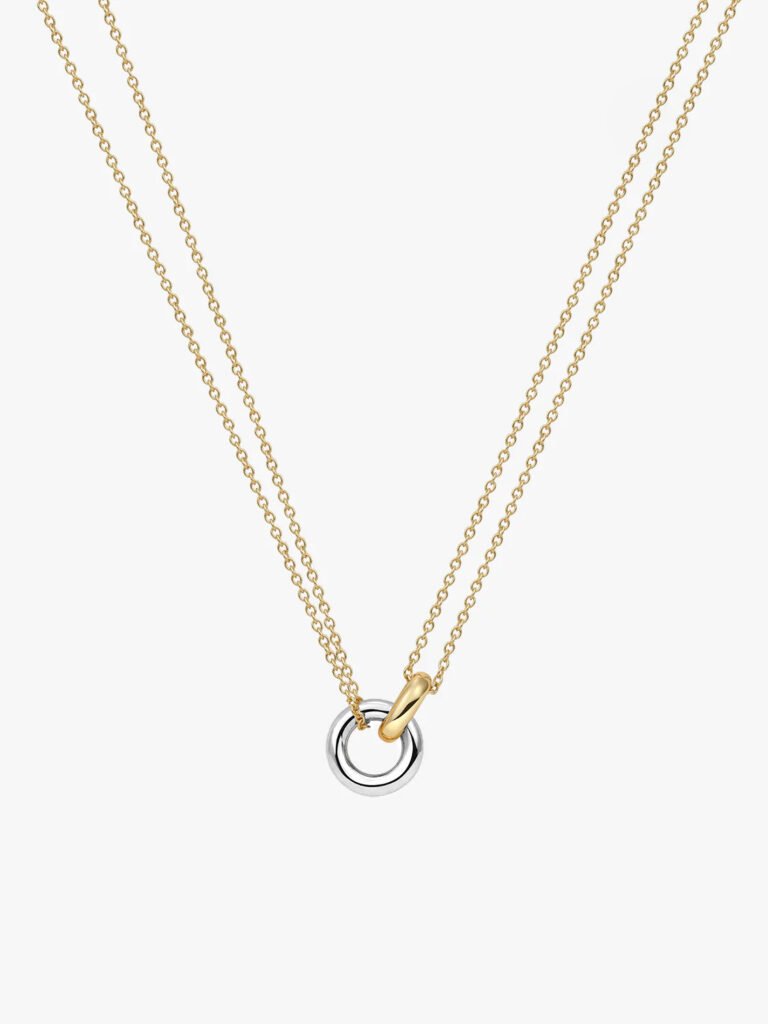 Mixed Bold Linked Necklace – 18K Gold Vermeil