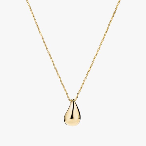 Water Drop Pendant Necklace – 18K Gold Vermeil