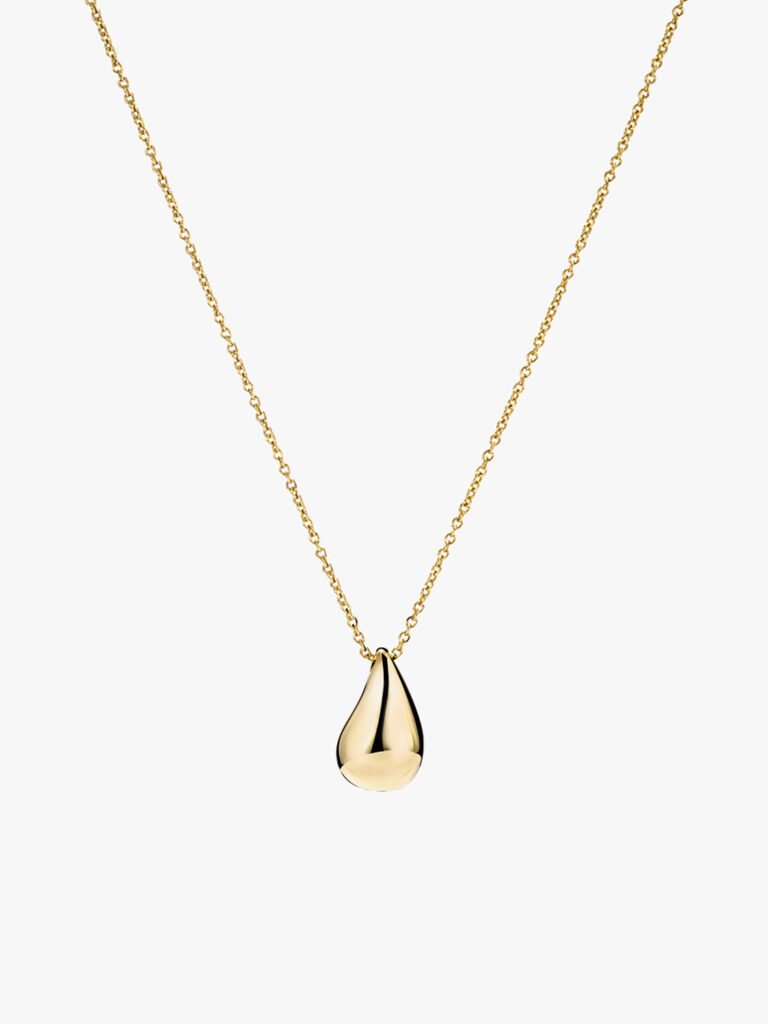 Water Drop Pendant Necklace – 18K Gold Vermeil