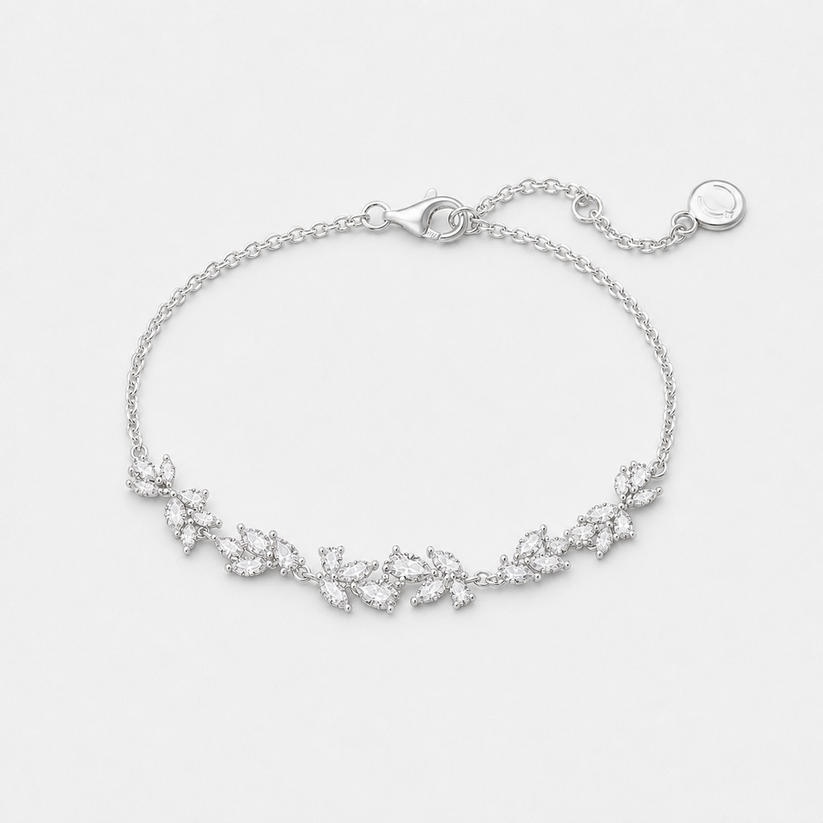 Wisteria Whisper Flower Bracelet