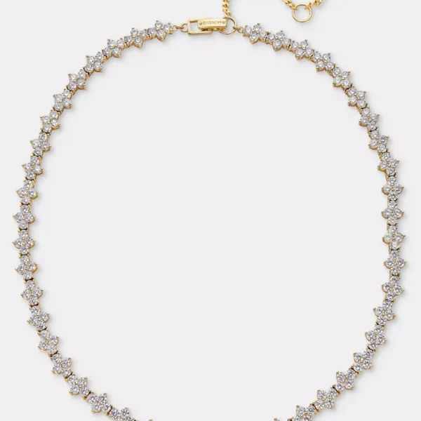 Cubic Zirconia Tennis Collar Necklace