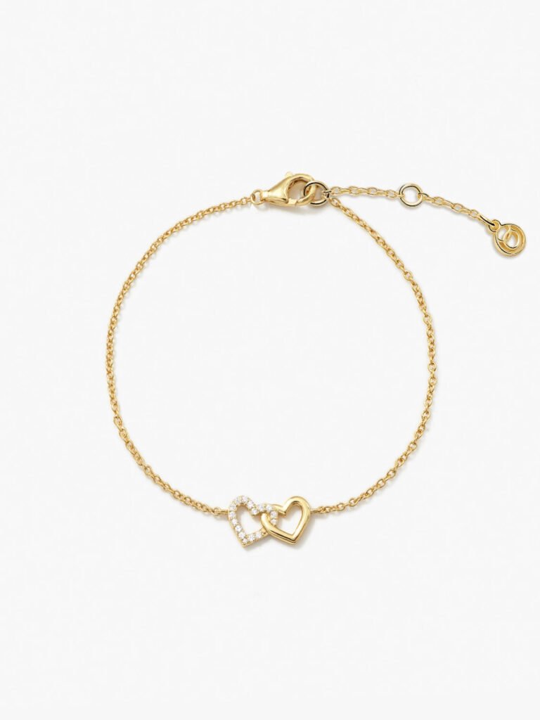 Petite Interlocking Heart Bracelet