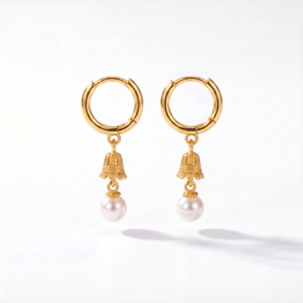 Bell Pearle Mini Jhumka Earrings